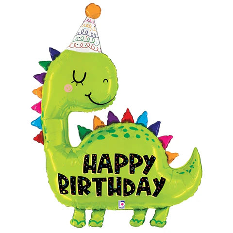 Betallic 52" Dino Birthday Balloon